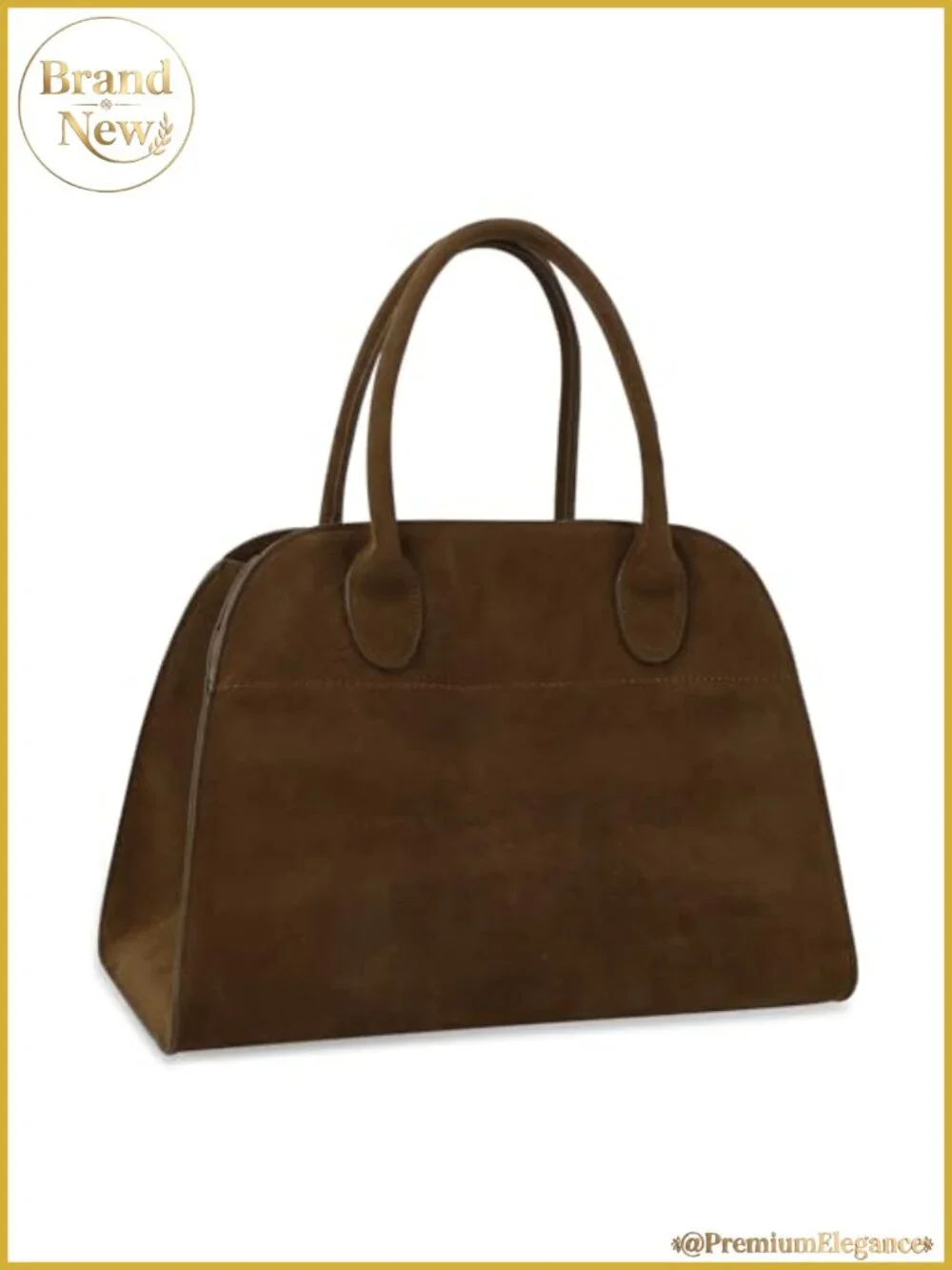 Women's Suede Tote Bag Vintage Top Handle Shoulder Satchel Purse